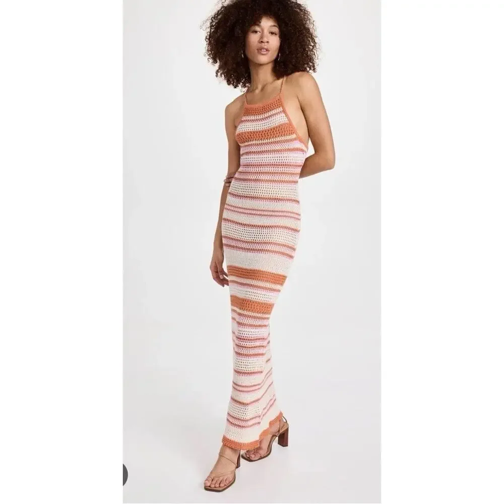LSpace Allegra Crochet Maxi Dress Sz XL $154 NWT